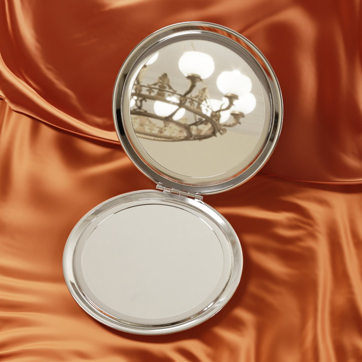French Cafe Design, France inspired, Coffee House art - Compact Travel Mirror
