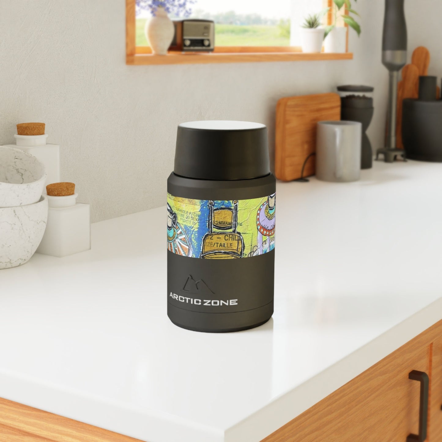 French cafe design, France inspired, coffee house art - Titan Copper Insulated Food Storage